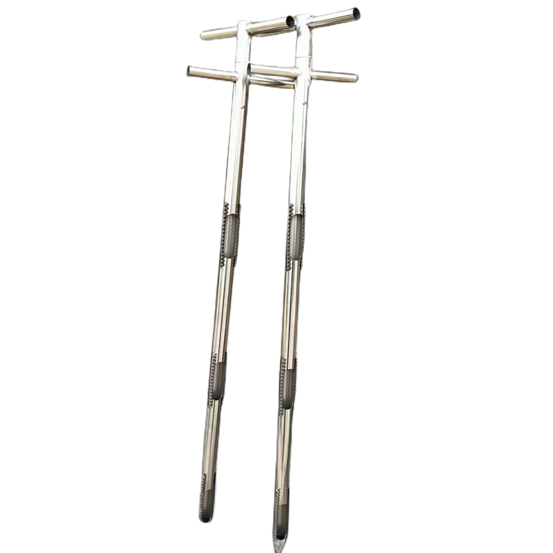 雙管不銹鋼鋸齒狀扦樣器玉米棒子專(zhuān)用玉米簍子探子雙管手動(dòng)扦樣桿
